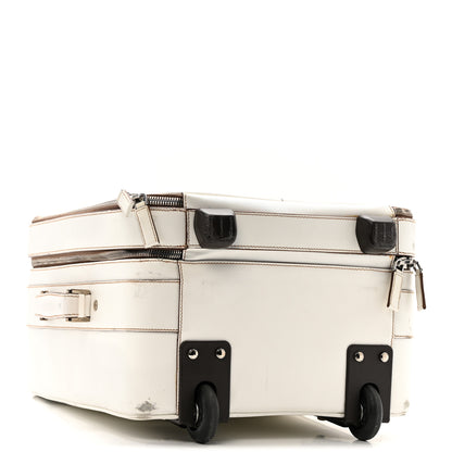 Prada Saffiano Travel Trolley Luggage White 5 of 30