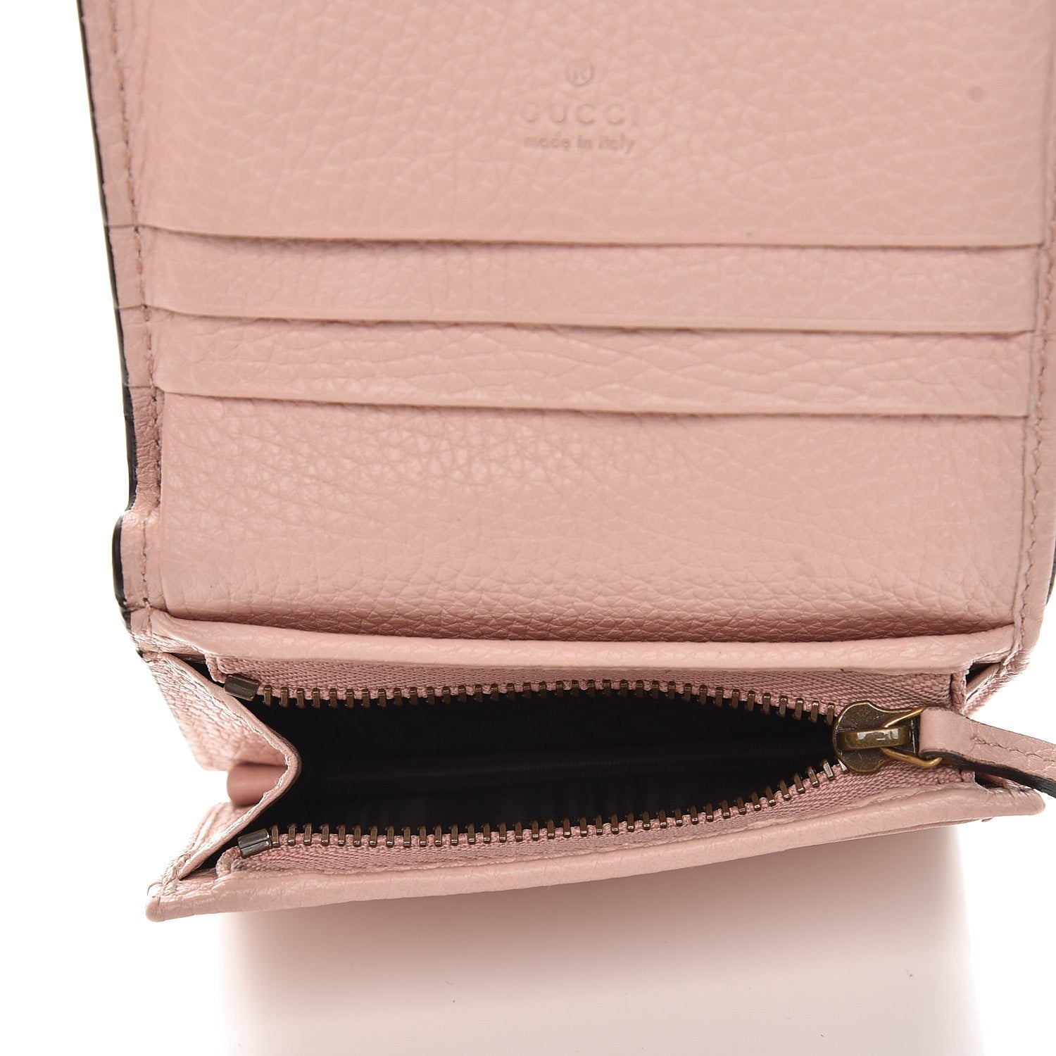 Gucci Cellarius Calfskin Blind for Love Animalier Card Case Perfect Pink 8 of 9