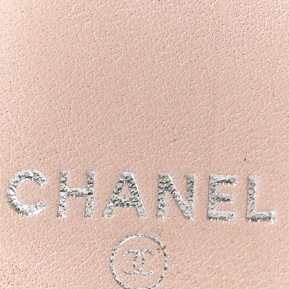 Chanel Metallic Aged Calfskin Quilted Palette Flap Wallet Silver 6 of 9