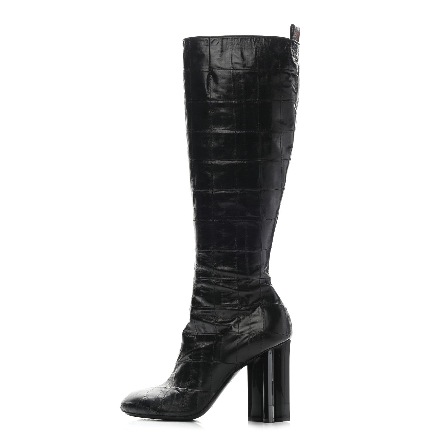 Louis Vuitton Eel Instinct High Boots 40 Black 1 of 12