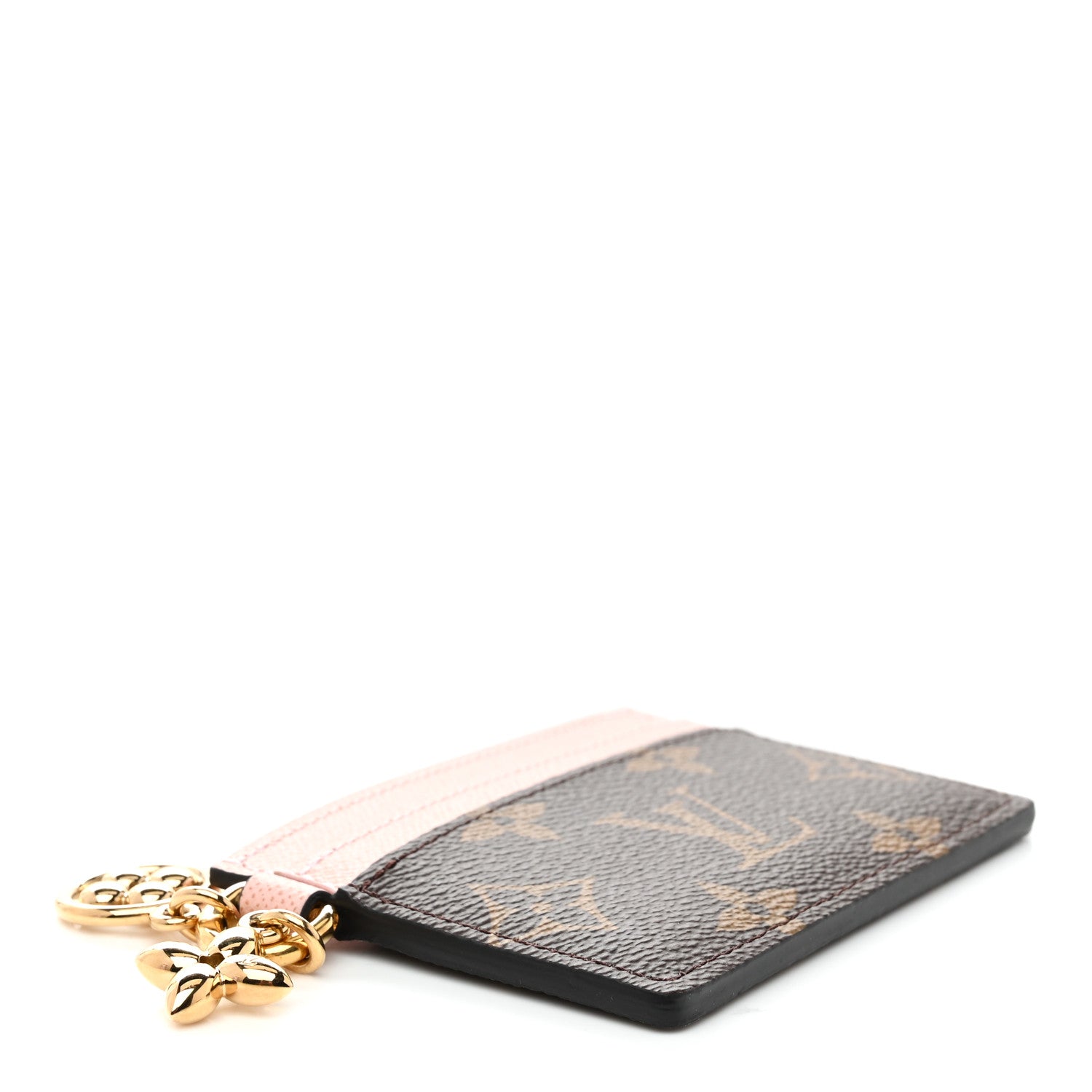 Louis Vuitton Monogram LV Charms Card Holder Rose Ballerine 4 of 6