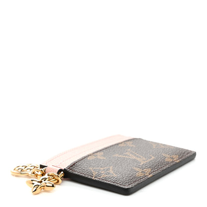 Louis Vuitton Monogram LV Charms Card Holder Rose Ballerine 4 of 6