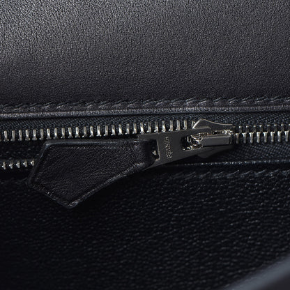Hermes Evercalf Kelly Retourne 32 Black 20 of 42