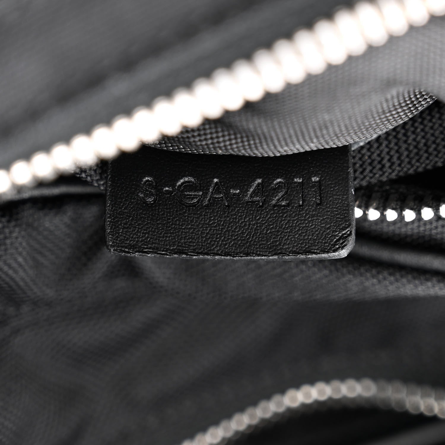 Celine Cotton Gabardine Logo Print Trekking Belt Bag Black 7 of 11