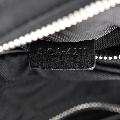 Celine Cotton Gabardine Logo Print Trekking Belt Bag Black 7 of 11