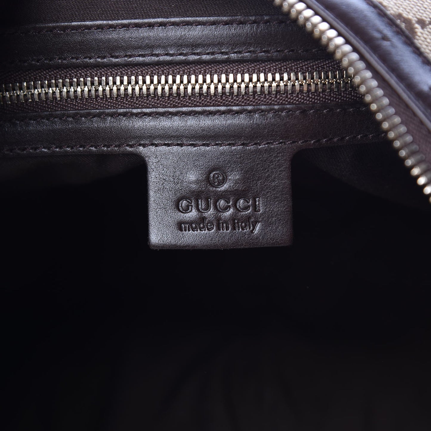 Monogram Web GG Reins Hobo Brown
