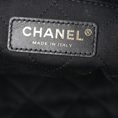 Chanel Shiny Calfskin Quilted Small Chanel 22 Black 6 of 10