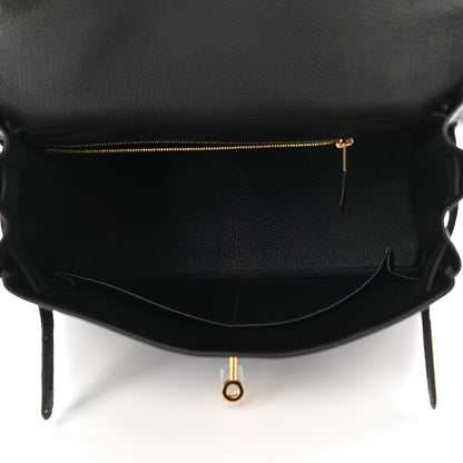 Hermes Togo Kelly Retourne 28 Black 4 of 8