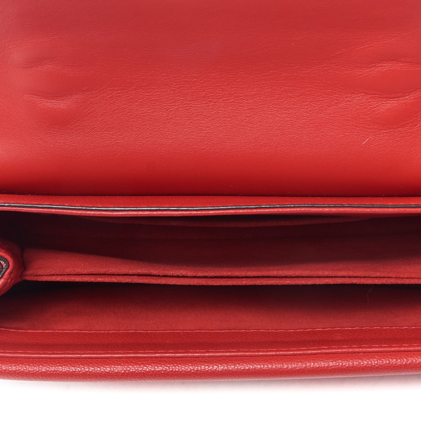 Louis Vuitton Monogram Cuir Plume Ecume Very Chain Bag Rubis Red 6 of 8