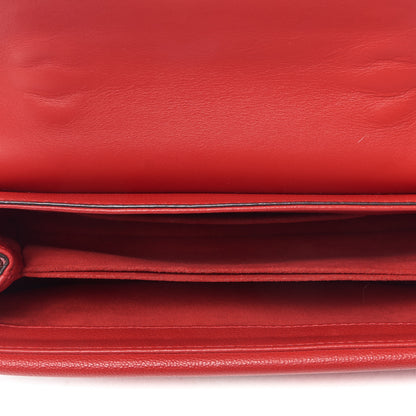 Louis Vuitton Monogram Cuir Plume Ecume Very Chain Bag Rubis Red 6 of 8