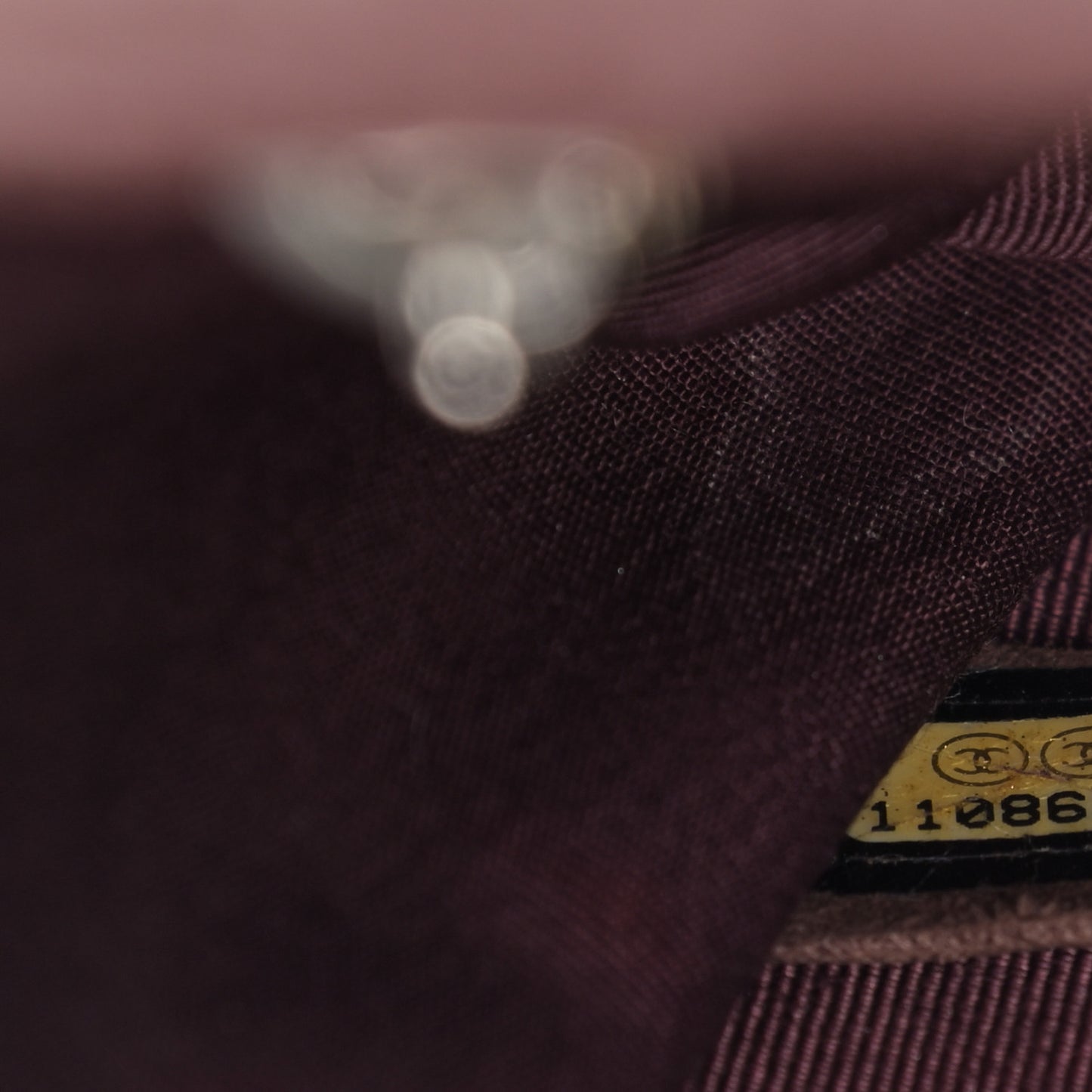 Patent Lambskin Medium Chocolate Bar Flap Black Bordeaux