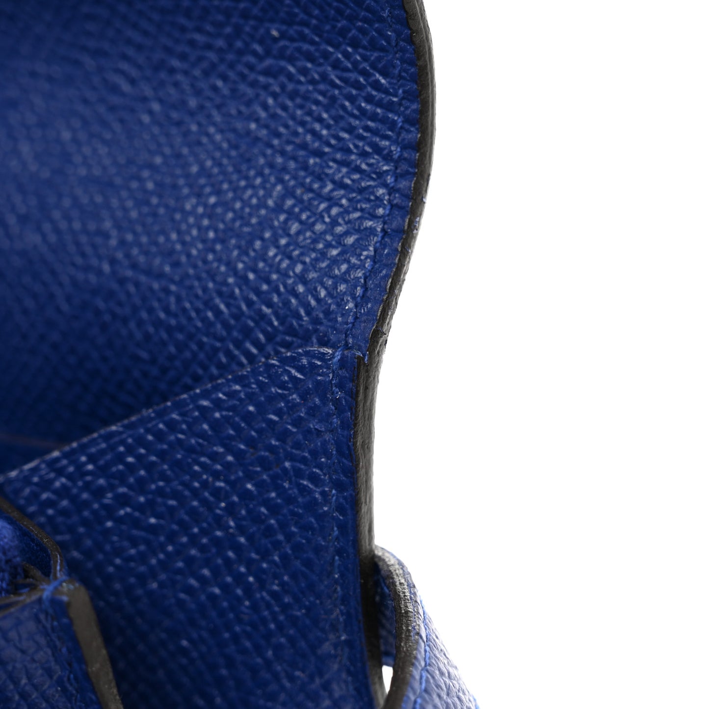 Epsom Kelly Longue Wallet Bleu Electrique