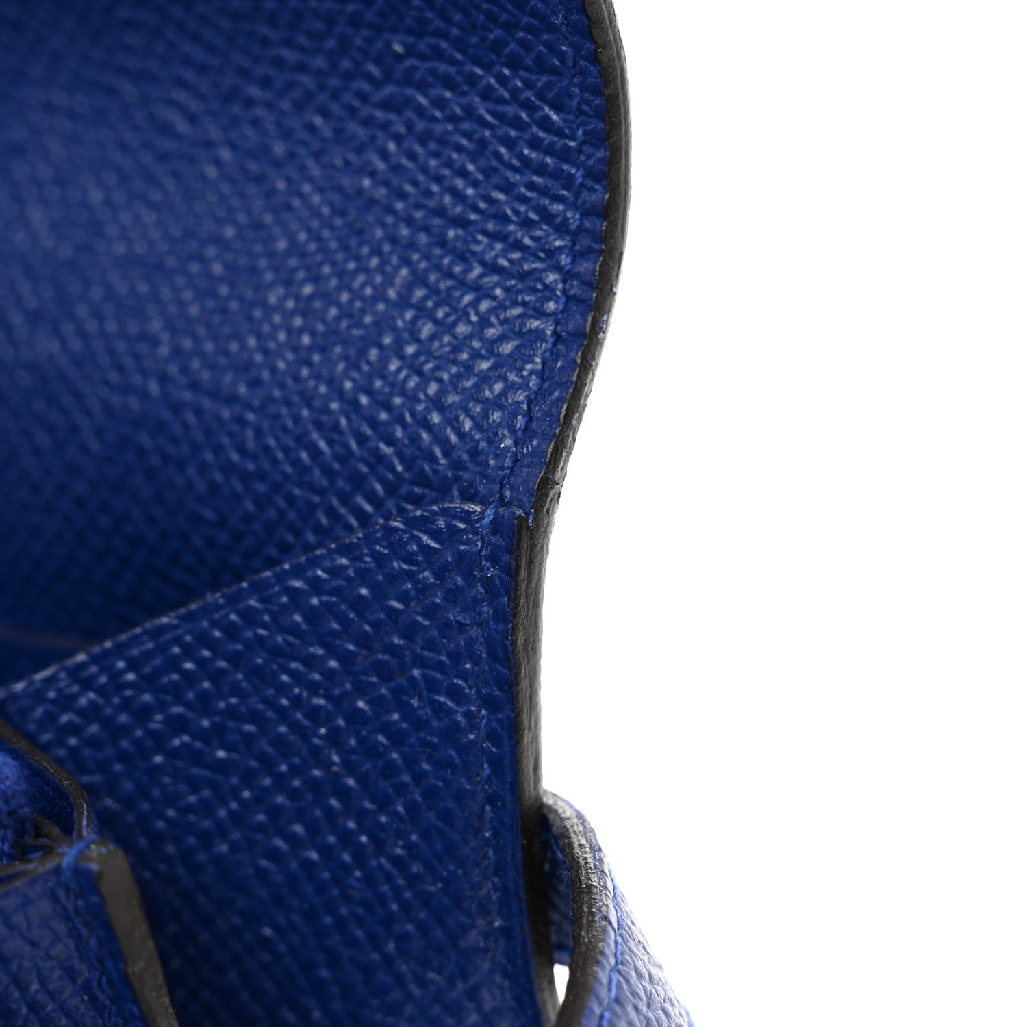 Hermes Epsom Kelly Longue Wallet Bleu Electrique 9 of 9