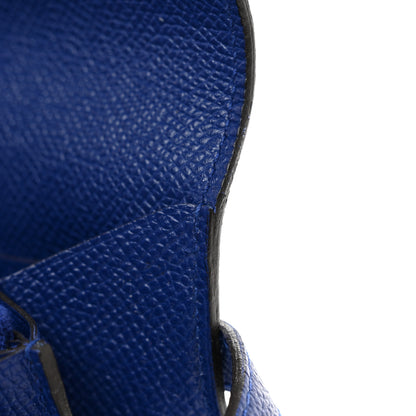 Hermes Epsom Kelly Longue Wallet Bleu Electrique 9 of 9