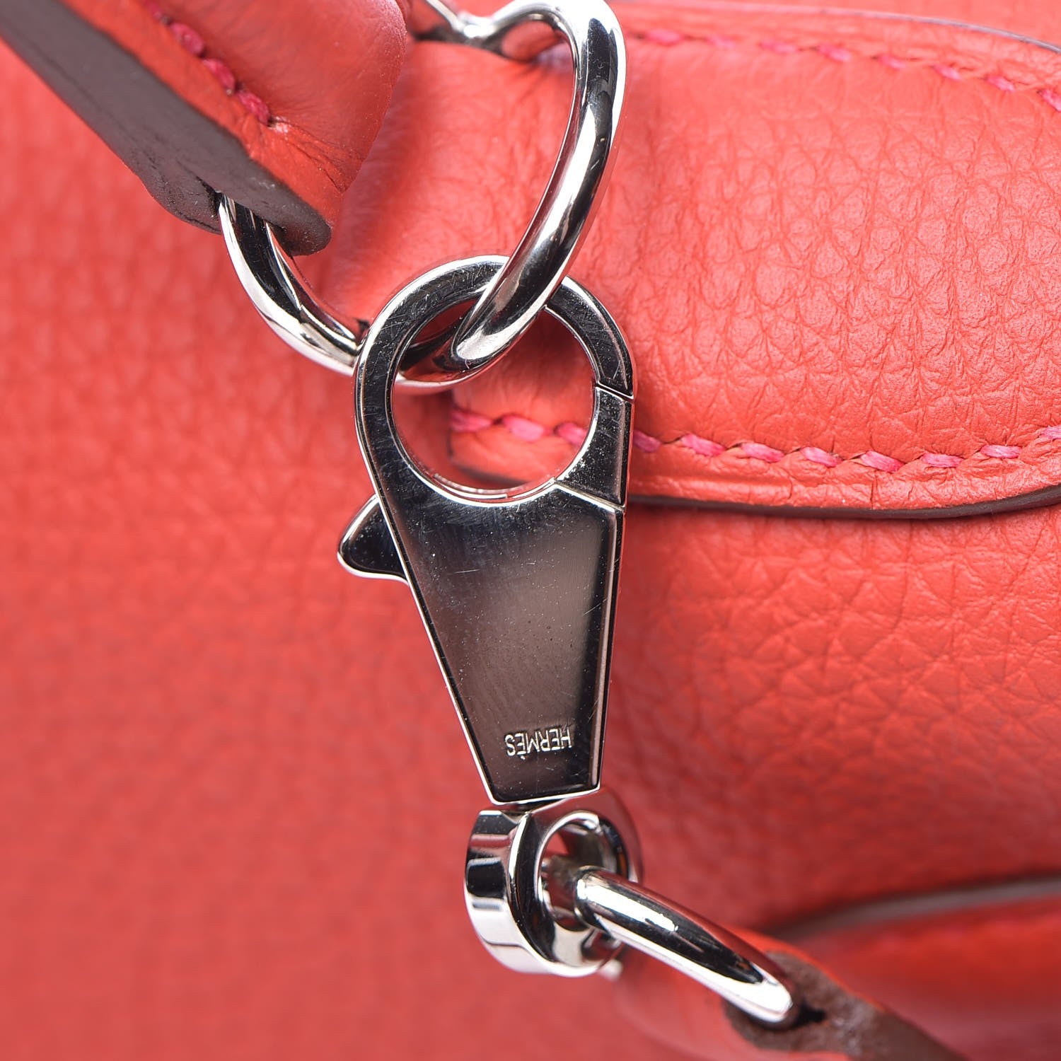 Hermes Togo Kelly Retourne 32 Vermillion 26 of 36