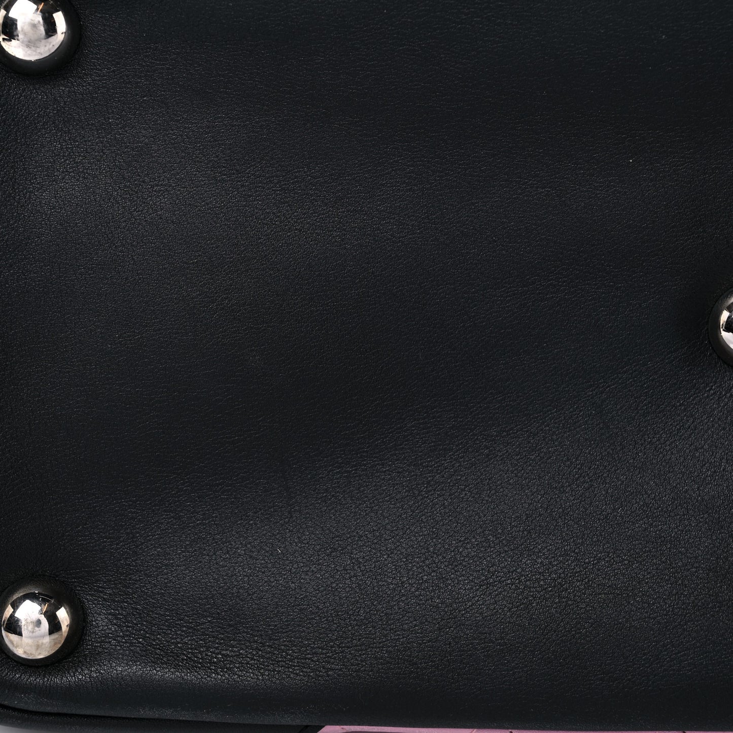 Calfskin Quilted Large Cambon Tote Pink Black