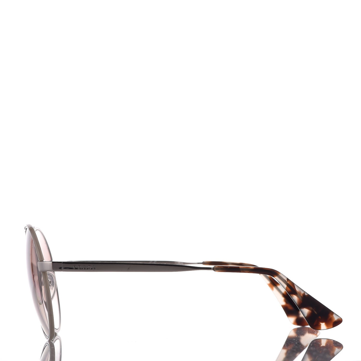 Prada Round Sunglasses SPR 51S Silver 2 of 9