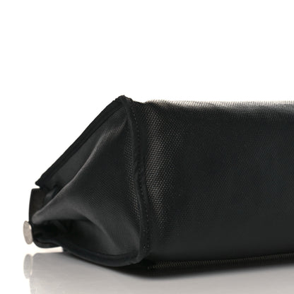 Hermes Toile H Berline Vache Hunter Herbag Zip PM 31 Black Ecru 9 of 11