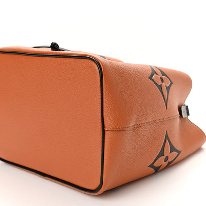 Louis Vuitton Empreinte Monogram Giant Crafty Neonoe MM Caramel Black 10 of 11