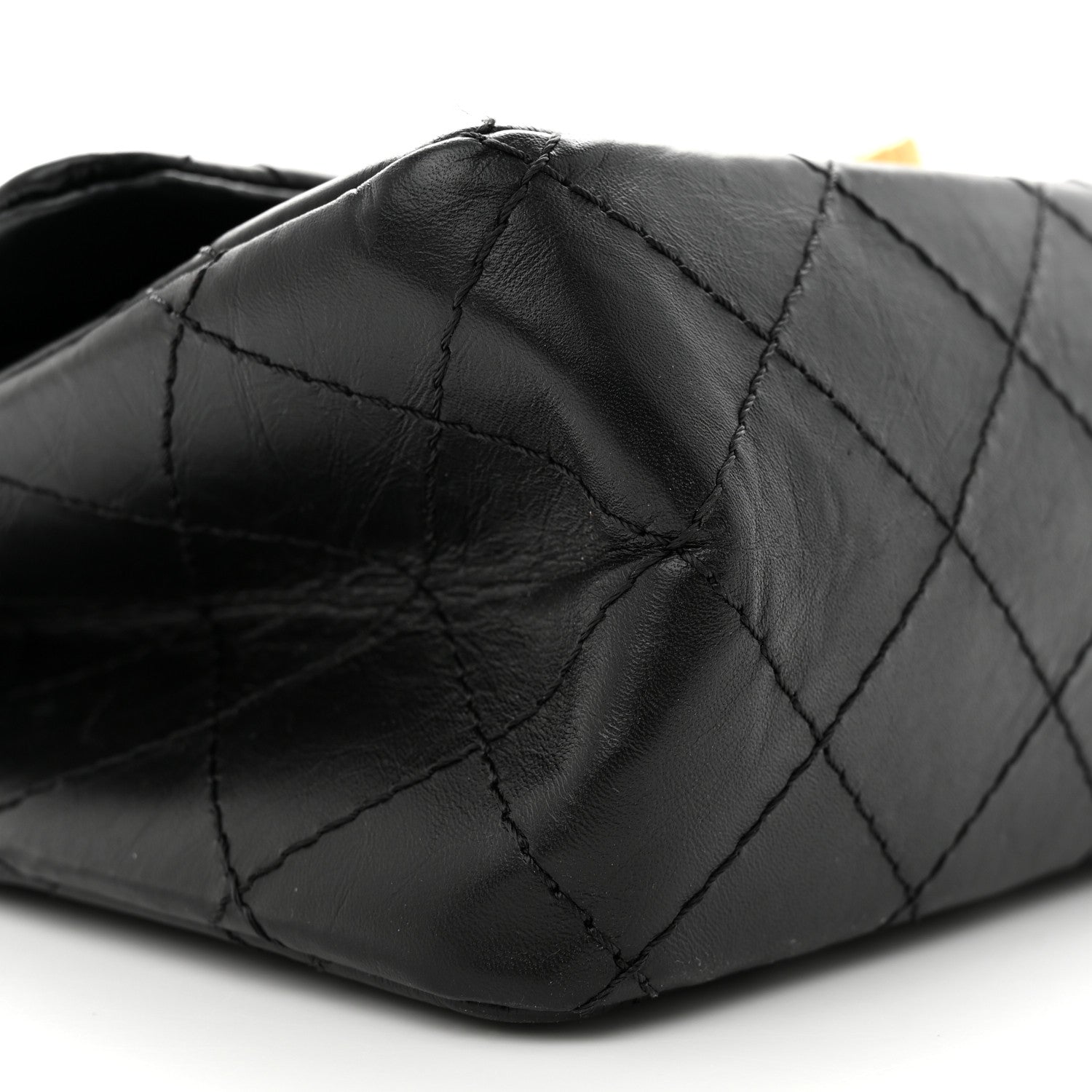 Chanel Aged Calfskin Quilted 2.55 Reissue 226 Flap Black 9 of 11
