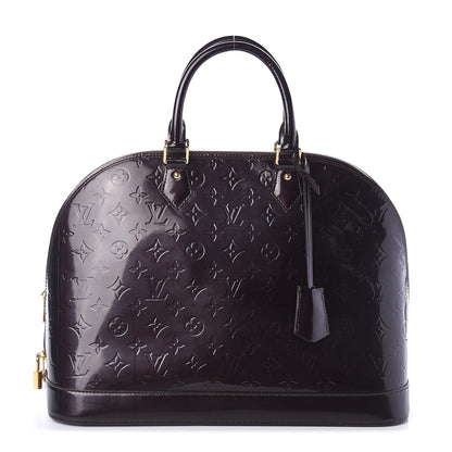 Louis Vuitton Vernis Alma GM Amarante 1 of 8