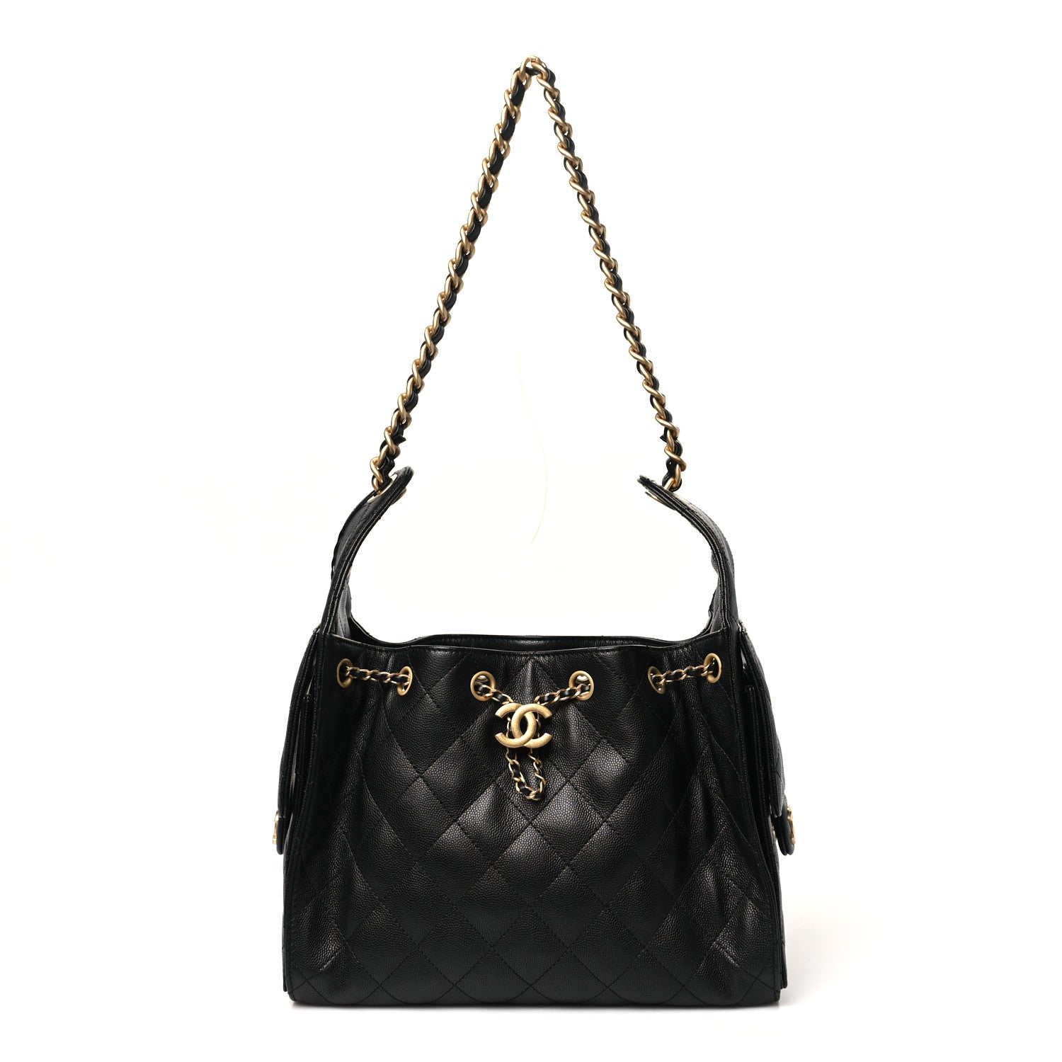 Chanel Caviar Quilted Small Chanel 25 Handbag Black 1 of 11