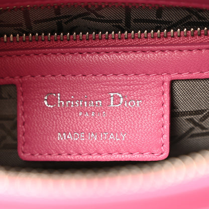 Christian Dior Lambskin Cannage Medium Lady Dior Fuchsia 6 of 12