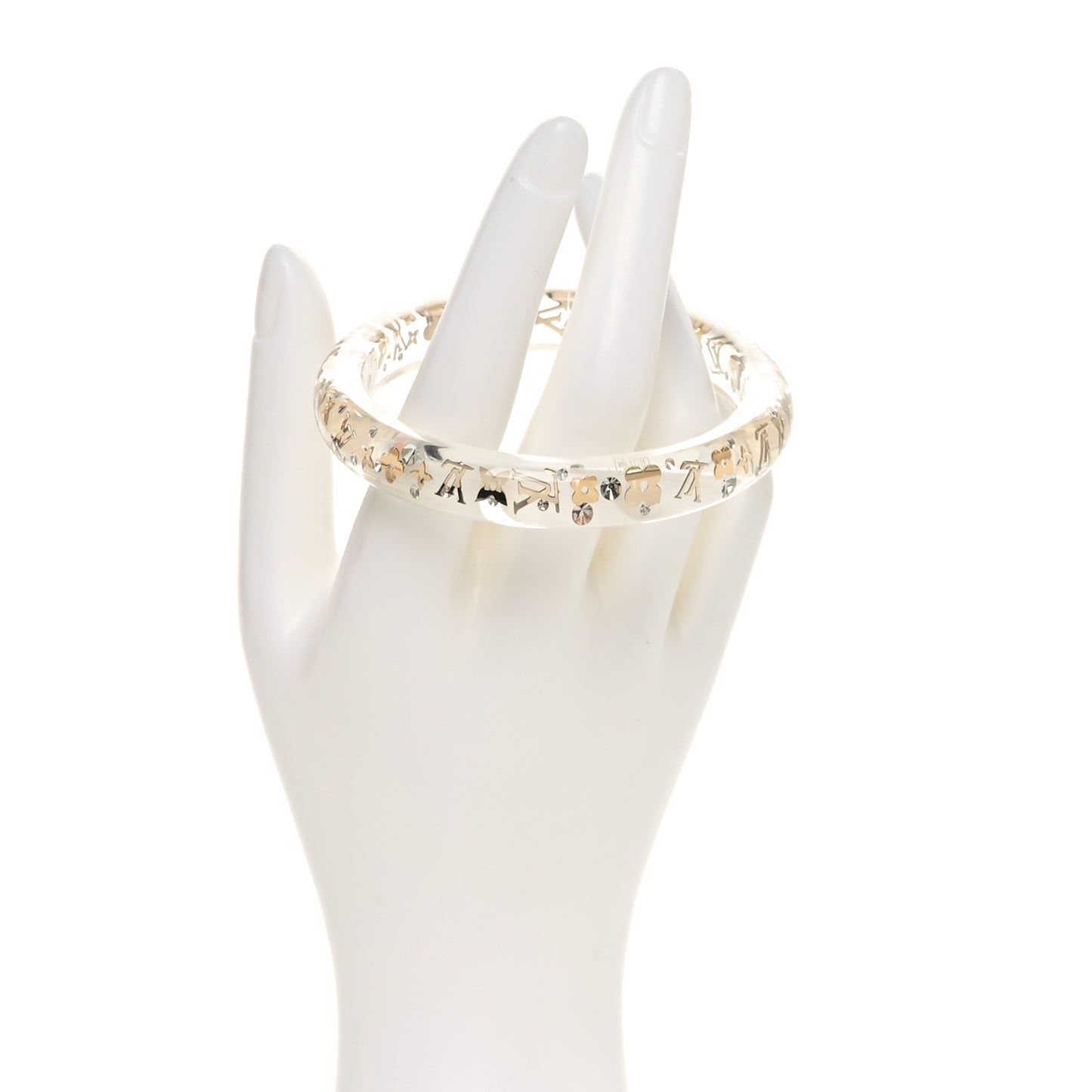 Resin Swarovski Small Inclusion Bracelet PM Transparent