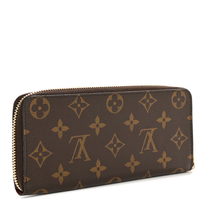 Louis Vuitton Monogram Clemence Wallet Fuchsia 3 of 7
