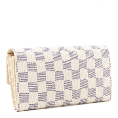 Louis Vuitton Damier Azur Sarah Wallet 2 of 8