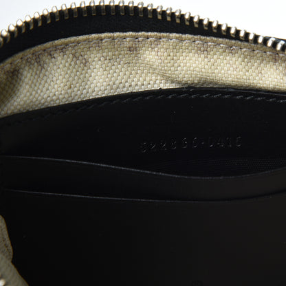 Gucci GG Supreme Monogram Bee Print Wrist Pouch Black 8 of 9