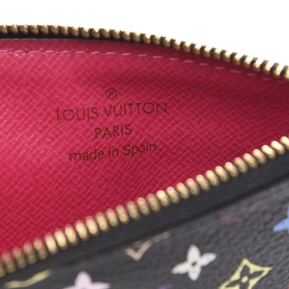 Louis Vuitton Monogram Multicolor Key Pouch Black Grenade 5 of 8