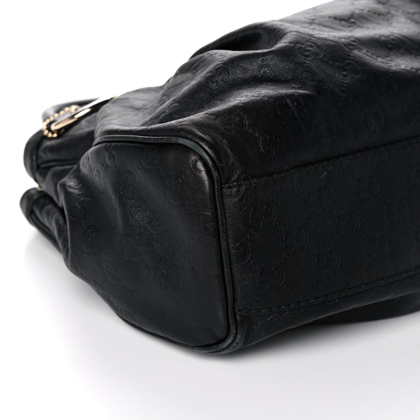 Guccissima Medium Sukey Tote Black