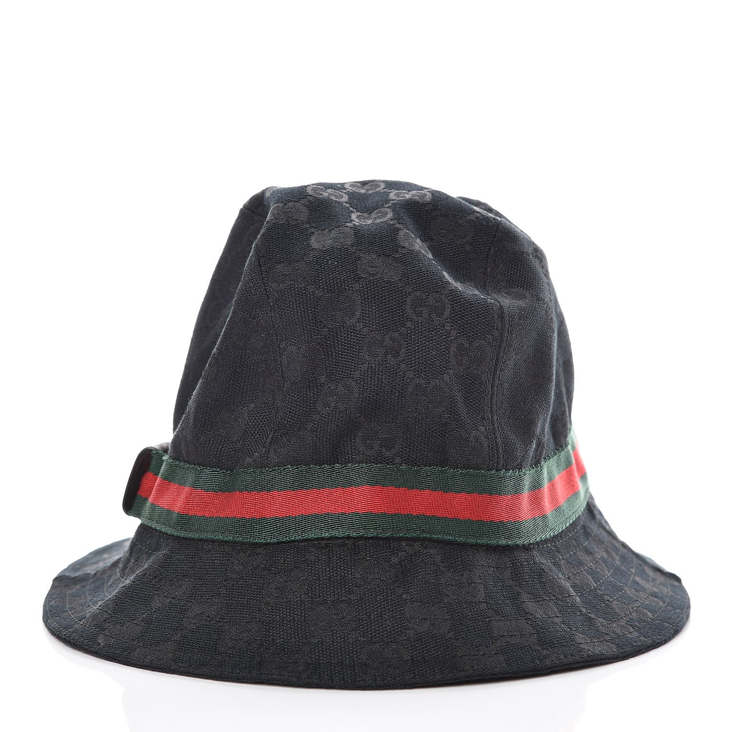 Gucci Monogram Web Bucket Hat M Black 3 of 6