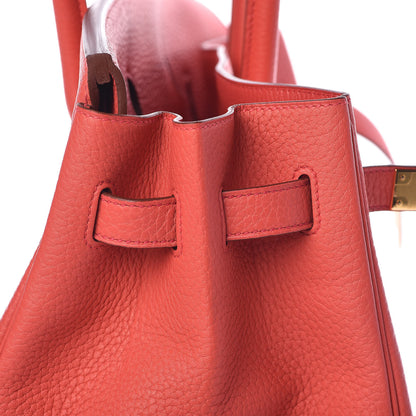 Hermes Taurillon Clemence Birkin 35 Rose Jaipur 12 of 35