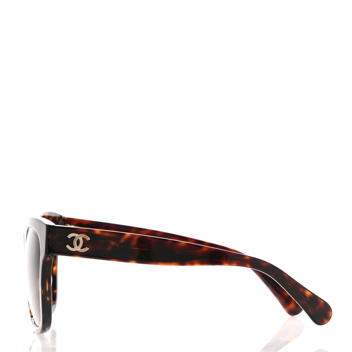 Chanel Acetate Runway Square Sunglasses 5380 Dark Tortoise 3 of 7