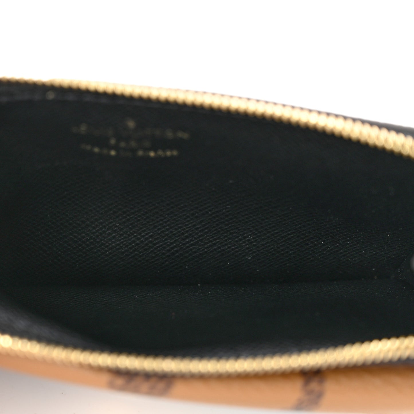 Reverse Monogram Recto Verso Card Holder Brown