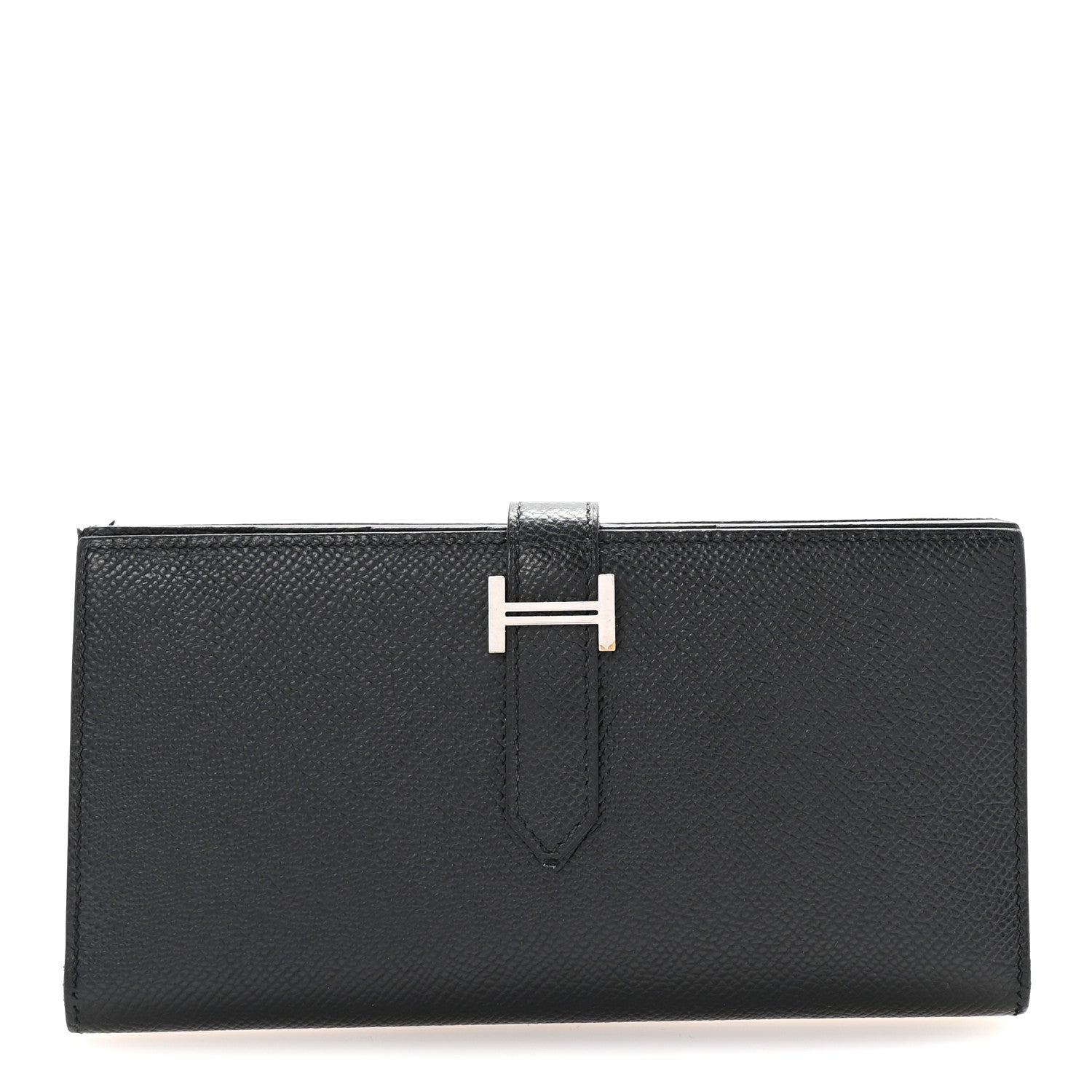 Hermes Epsom Bearn Gusset Wallet Black 1 of 6