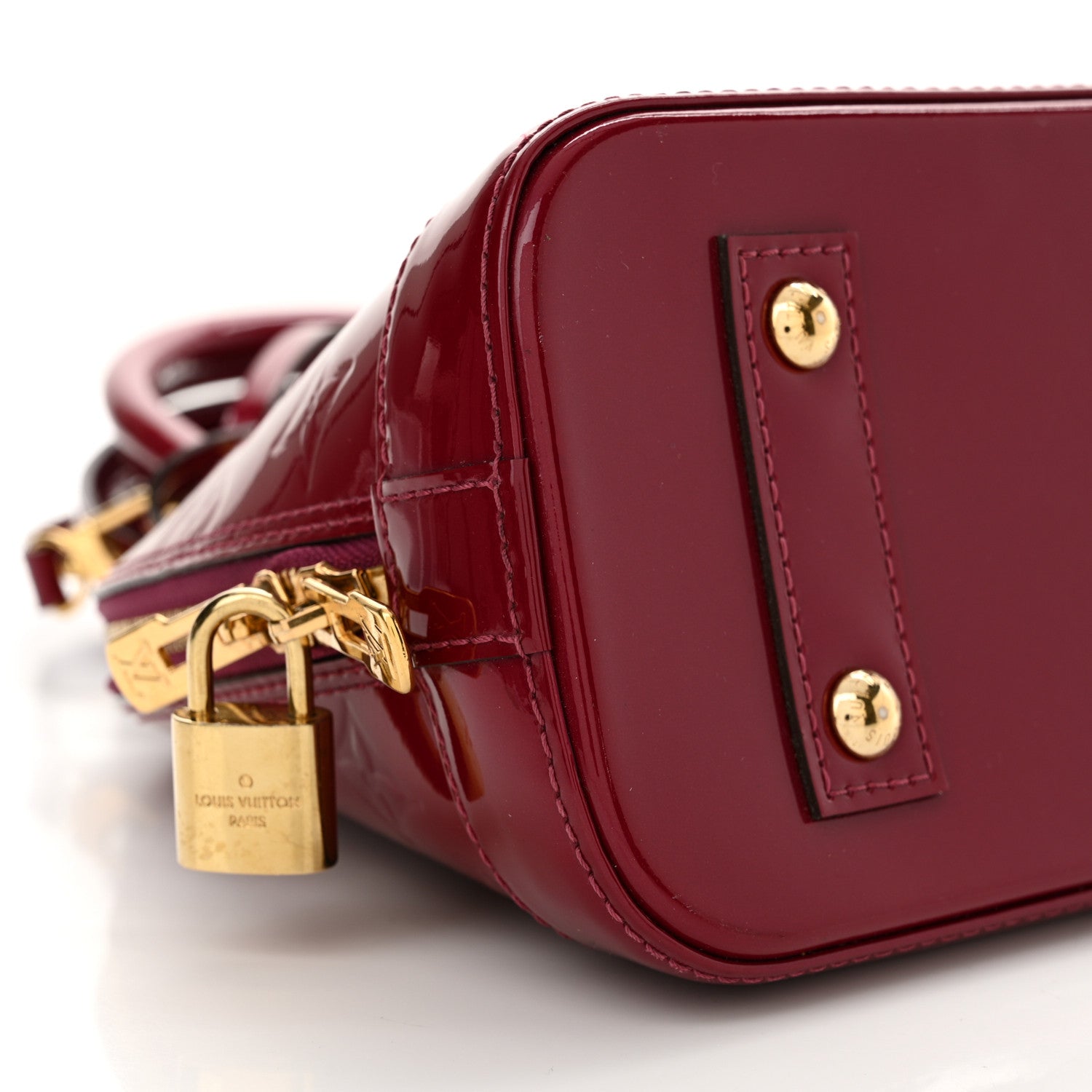 Louis Vuitton Vernis Alma BB Magenta 9 of 10