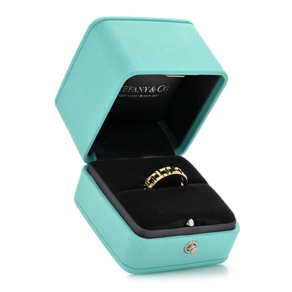 Tiffany 18K Yellow Gold T True Wide Ring 61 9.5 5 of 5