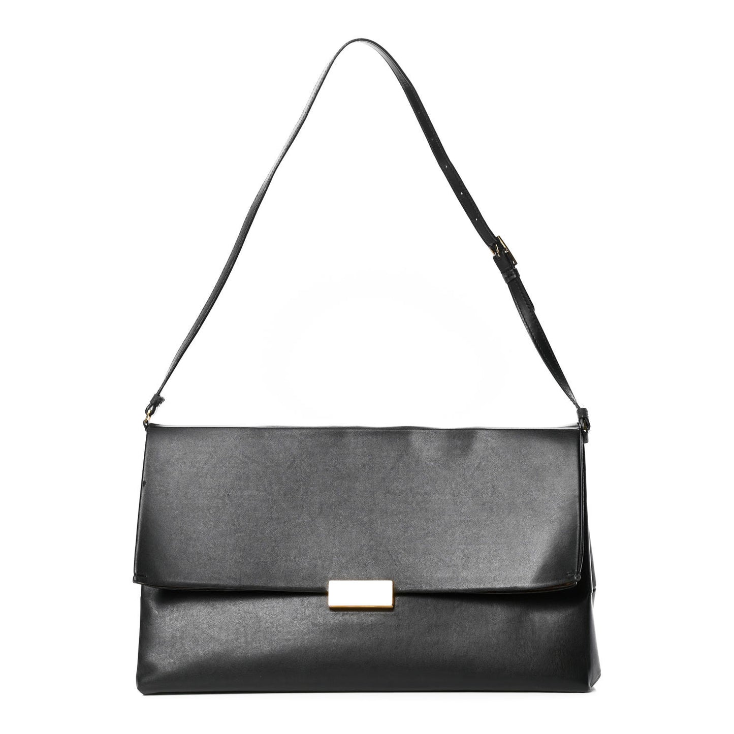 Faux Napa Beckett Shoulder Bag Black