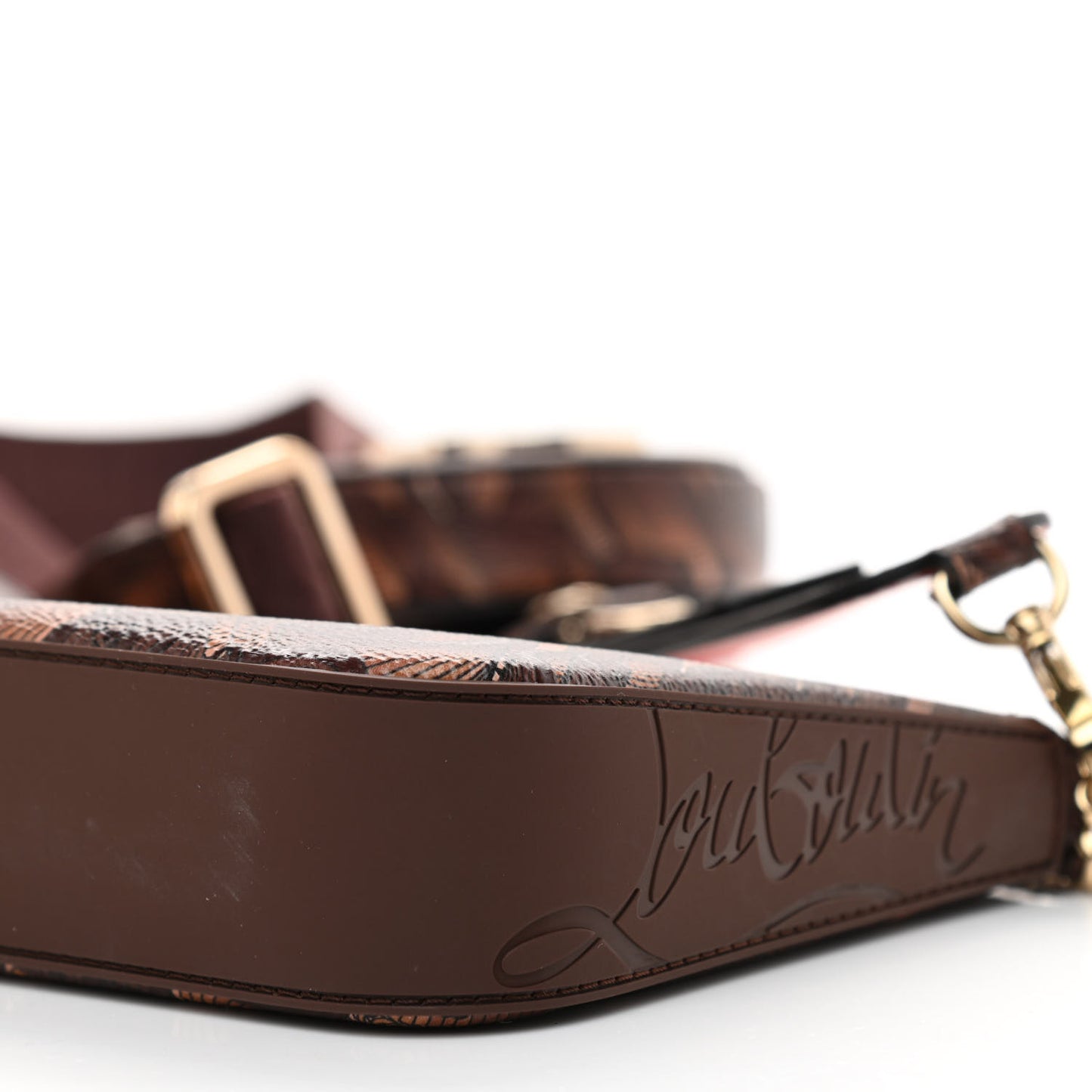 Toile Monogram Loubila Chain Hybrid Crossbody Brown