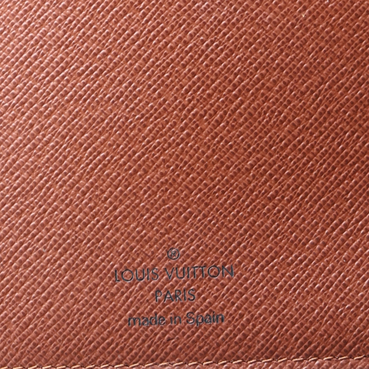 Monogram Desk Agenda Cover