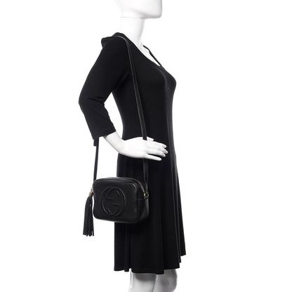 Gucci Pebbled Calfskin Small Soho Disco Bag Black 2 of 13