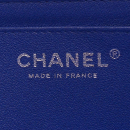 Chanel Lambskin Maxi Flap Blue Roi 8 of 10