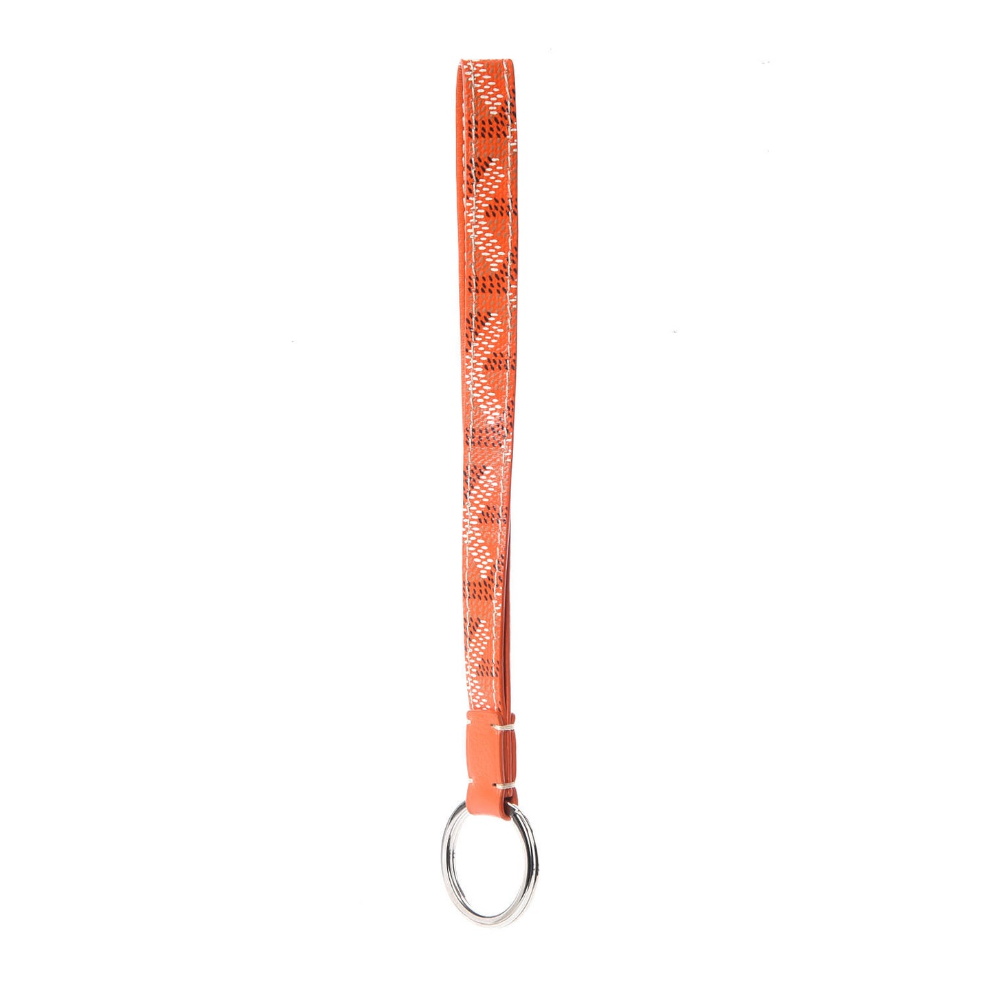 Goyardine Sesame Key Holder Orange