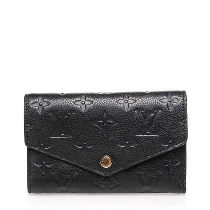 Louis Vuitton Empreinte Compact Curieuse Wallet Black 1 of 6