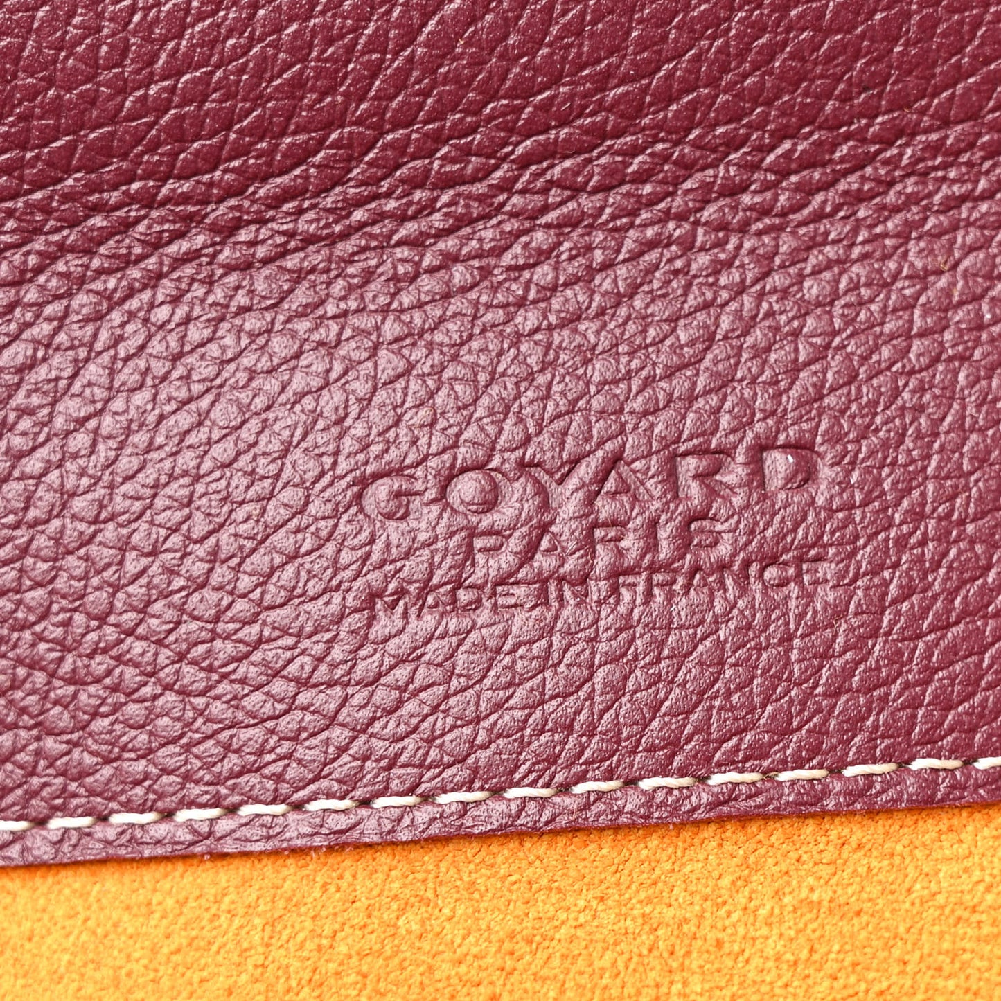 Goyardine Alexandre III Bag Burgundy