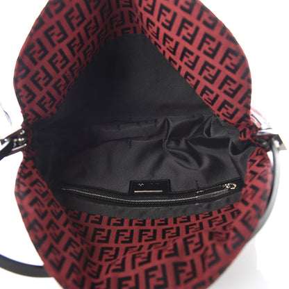 Fendi Zucchino Baguette Red Black 5 of 9