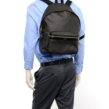 Saint Laurent Toile Classic Monogram Backpack Black 2 of 7